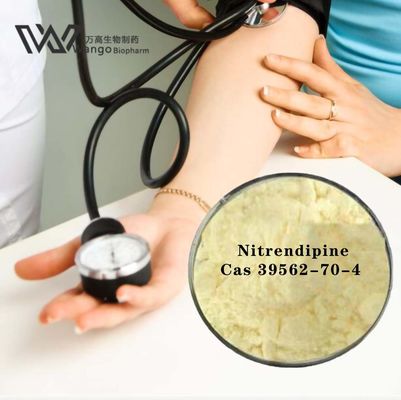 Cas 39562-70-4 Nitrendipine Agent Powder Hypertension Treatment